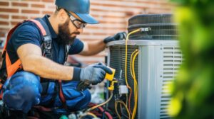 This is a picture for a blog about air conditioning repair service.