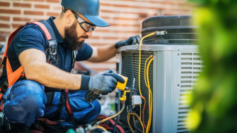 This is a picture for a blog about air conditioning repair service.
